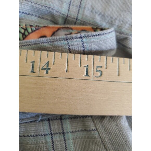 Lululemon Mens Golf Shorts Plaid Gray Asian Accent Size 30 Altered from 34 to 30 - Picture 11 of 16